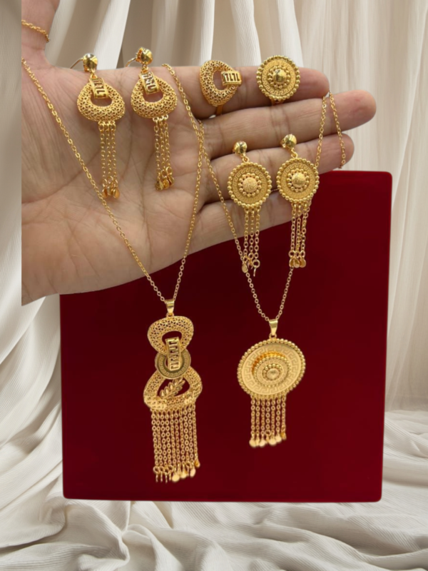 طقم ناعم مطلي