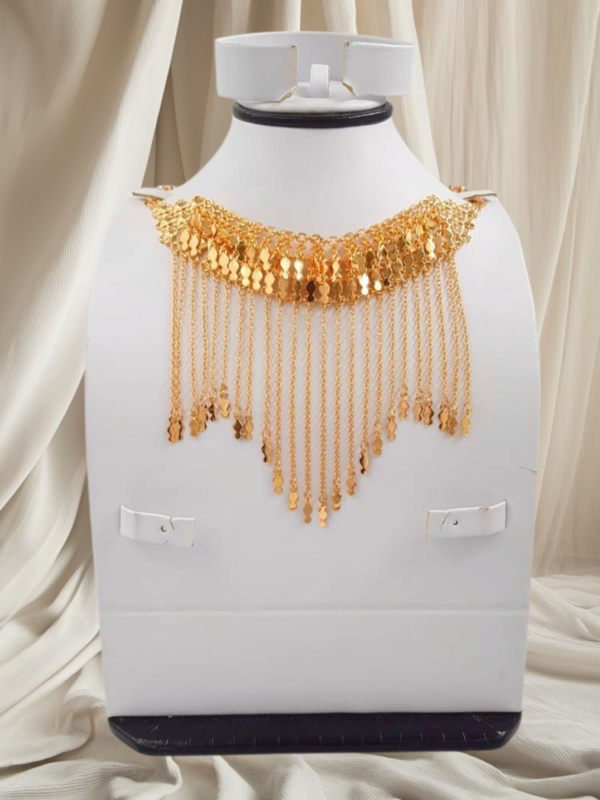 مخنق رمش العروس مطلي